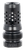 Dead Air DA124 Xeno Muzzle Brake Black Nitride 4140 Steel with 5/8"-24 tpi Threads