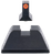 Trijicon GL201C601138 Suppressor/Optic Height Sights  Green/Tritium Orange Outline Front Sight-Black/Blank Rear Sight Glock 17/17L/19/22 Standard Frame