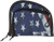 Allen 7719 Victory Auto Fit Handgun Case USA Flag Endura w/Black Trim, 1-Pocket, Knit Lining, Foam Padding & Lockable Zippers 9" x 7" Interior Dimensions