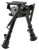 Harris Bipods S-BRM Swivel BR Swivel Stud, 6-9", Black Steel/Aluminum, Notched Legs, Rubber Feet