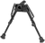 Harris Bipods S-BR2M-LOK Swivel BR M-LOK, 6-9", Black Steel/Aluminum, Self-Leveling Legs, Rubber Feet