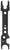 TacFire TL022 Armorer's Combo Wrench Black Steel Rifle AR Platform Steel Handle