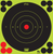Pro-Shot 6BGREEN12PK SplatterShot  Self-Adhesive Paper Black/Green 6" Bullseye 12 Pack