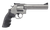 SAR USA SARSR38ST6 SAR SR  38 Special/357 Mag 6 Shot, 6" Stainless Steel Barrel, Cylinder & Frame w/Black Finger Groove Grip, Drop Safety/Hammer Block Safety, Exposed Hammer