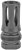 Dead Air DA121 Xeno Flash Hider Black Nitride 4140 Steel with 1/2"-28 tpi Threads, 2.16" OAL & .99" Diameter