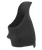 Hogue 18510 Grip Sleeve Handall Beavertail Black Rubber