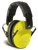 Walker's GWPFPM1YL Pro Low Profile Passive Muff 22 dB Over the Head Black/Yellow Polymer