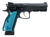 CZ SHADOW 2 OR 9MM BLUE GRIPS