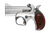 Bond Arms BAC2K Century 2000 38 Special/357 Mag 2rd 3.50" Stainless Steel Double Barrel & Frame, Auto Extractor & Rebounding Hammer, Blade Front/Fixed Rear Sights, Rosewood Grip, Manual Safety