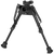 Harris Bipods S-BR2P Swivel BR Picatinny, 6-9", Black Steel/Aluminum, Self Leveling Legs, Rubber Feet