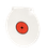 Birchwood Casey RND12 Round Steel Target Plate 12" Centerfire Rifle/Handgun Target Black/Red/White NM500 Steel Hanging
