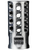 Tapco TAP22010  Muzzle Brake Silver Anodized Aluminum 1/2"x28 Threads 2" OAL .920" Diameter 22LR