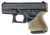 Hogue 18603 HandAll Beavertail Grip Sleeve Compatible w/Glock 26/27 Textured Flat Dark Earth Rubber