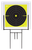 EZ-Aim 15309 Portable Range Target Stand  Black Steel 18" W x 19" H Includes 2 Adhesive Targets