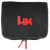 HK 51001075 Pistol Case  11.20" Long Black/Red