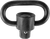 GrovTec US Inc GTSW287 Recessed Plunger Heavy Duty Push Button Swivel Black Push Button