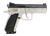 CZ-USA 86156 Shadow 2  Compact Frame 9mm Luger 15+1 4" Stainless Black Optic Ready/Serrated Slide, Silver Aluminum Frame w/Beavertail & Picatinny Rail, Black Duralumin Grip