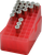 MTM Case-Gard E504541 Slip-Top Ammo Box J-50 45 Colt/44 Special/45 Auto/44 Mag Red 50rds
