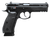 CZ-USA  75 SP-01 50th Anniversary Elite 9mm Luger 19+1 4.60" Black Steel Barrel & 50th Anniversary Engraved/Serrated Slide, Black Polycoat Steel Frame w/Picatinny Rail & Beavertail, Black Rubber Grip