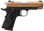 Browning 051988492 1911 Black Label Compact Frame 380 ACP 8+1 3.63" Matte Stainless Steel Barrel, Copper Cerakote Serrated Stainless Steel Slide, Matte Black Polymer Frame, Black Polymer Grip