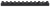 HK 702390 Picatinny Rail  Black Aluminum SL8/USC