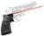 Crimson Trace 011070 Lasergrips  Fits S&W K/L & N Frames, Red Laser 633nM Wavelength 5mW Output, Black Polymer