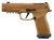 Sig Sauer 365XF9DH3 P365 DH3 Compact 9mm Luger 21+1 3.70" Black DLC Barrel, Coyote Cerakote Stainless Steel Lightening Cut/Optic Ready/Serrated Slide & Frame w/Picatinny Rail, Interchangeable Backstra