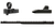 XS Sights ML10085 Marlin Optic Mounts & Ghost Ring Sight Sets  Black Anodized Aluminum/Steel Fits Marlin 336 Lever Action