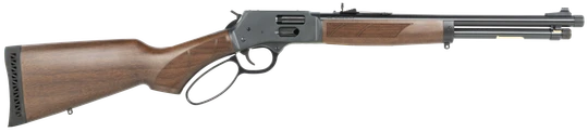 Henry H012PGR357 Protector Carbine 38 Special/357 Mag 7+1 16.50" Blued Threaded Barrel, Blued Steel Drilled & Tapped Receiver, American Walnut Fixed w/Pistol Grip Stock