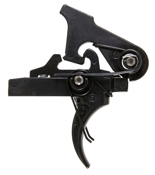 Geissele Automatics 05145 G2S  Two-Stage Curved Trigger w/4.25-4.75 lbs Draw Weight, Black Oxide Finish for AR-15/AR-10