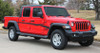 front angle of NEW! Jeep Gladiator Side Stripe Graphics 2020-2021 MEZZO SIDE KIT