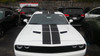 front of white Blacktop /RT Dodge Challenger Strobe Stripes PULSE RALLY 2015-2021