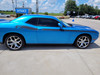side of blue Scat Pack 2025 Dodge Challenger RT Stripes DUEL 15 2015-2025