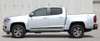 side of silver GMC Canyon Rocker Graphics RAMPART 2015-2021