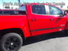 side angle of red Regular or Extended Cab GMC Canyon Stripes RATON 2015-2021
