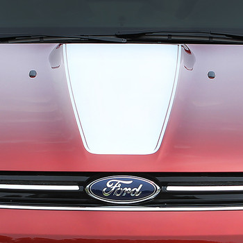 close up of Ford Escape Center Hood Decals CAPTURE HOOD 2013-2017 2018