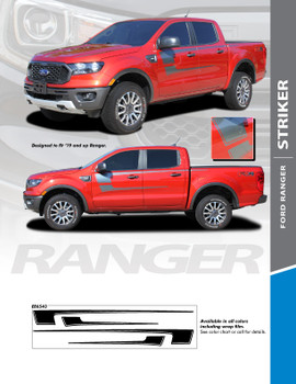 sales flyer for 2020 Ford Ranger Door Side Stripes STRIKER SIDE KIT 2019-2021