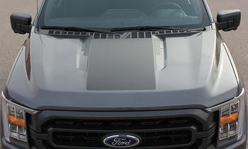 2021 Ford F150 Truck Hood Stripes SWAY HOOD 2021+ Ray's Auto Trim