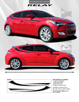 flyer for Hyundai Veloster Upper Body Graphics RELAY 2011-2017 2018