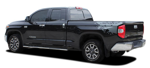 side of 2018 Toyota Tundra Side Stripe Kits BURST 2015-2021