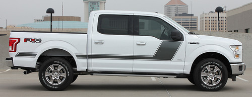 side of Ford F150 Truck Side Vinyl Graphics 15 FORCE 2 2015-2020