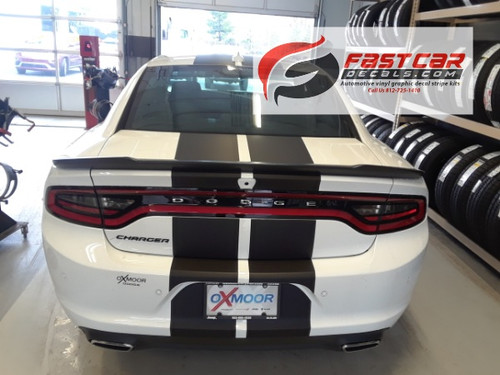 rear of Dodge Charger SRT 392 Stripes N CHARGE RALLY 2015-2024