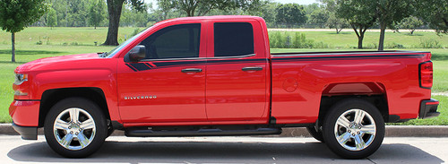 profile of 2018 Chevy Silverado Graphic Decals BREAKER 2014-2017 2018