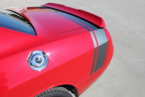 rear view of 2017 Dodge Challenger Scat Pack Stripes TAIL BAND 2015-2024