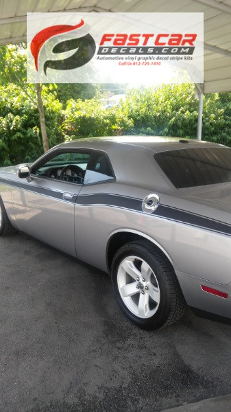 Dodge Challenger Body Side Decals CLASSIC TRACK 2010-2024
