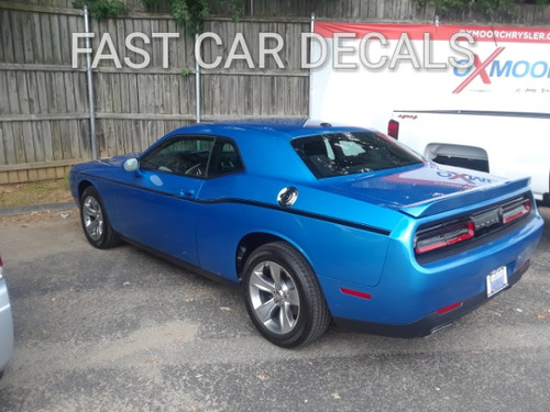 side of Factory style Side Graphics Dodge Challenger SXT 2015-2024