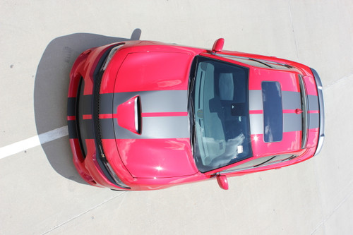 top view FAST! RT, Daytona, Hemi Dodge Charger Racing Stripes 2015-2024