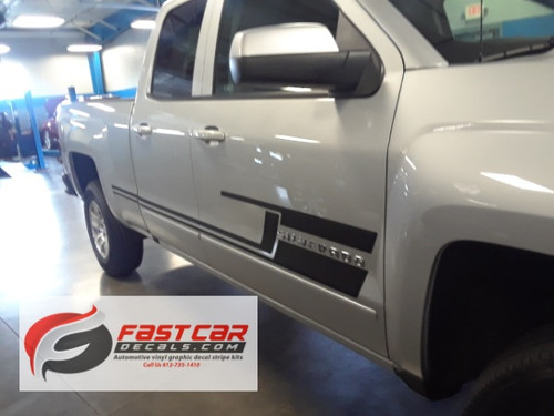 Chevy Silverado Side Graphics SHADOW 2013-2017 2018