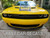front of yellow Dodge Challenger Custom Hood Decals CUDA STROBE 2008-2024