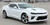 side of white 2017 Chevy Camaro Upper Body Stripes PIKE 2016 2017 2018